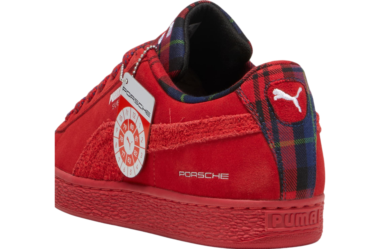 Puma Porsche Legacy Suede Classic Tartan Redmazing