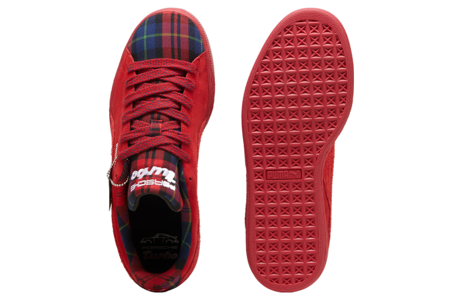 Puma Porsche Legacy Suede Classic Tartan Redmazing