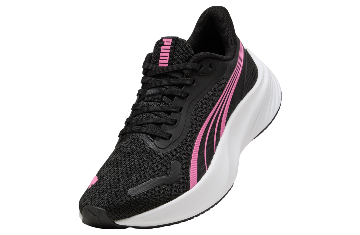 Puma Pounce Lite GS Black / Posie Pink