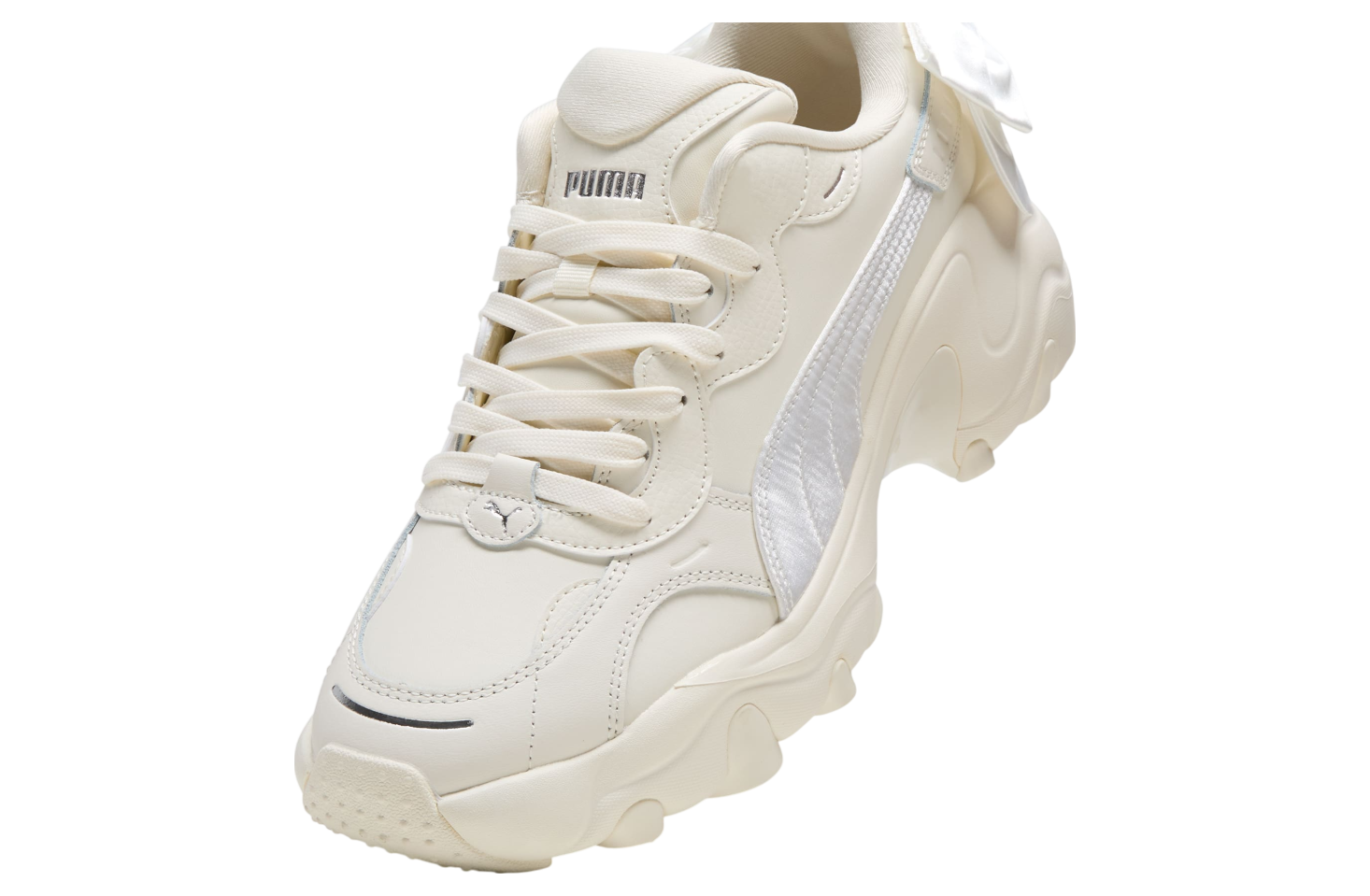 Puma Pulsar Wedge Bowknot WMNS Frosted Ivory / Silver