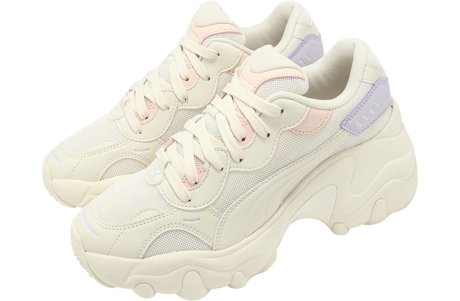 国内配送 PUMA W PULSAR WEDGE MONOGRAM FROSTED IVORY Pulsar Wedge Monogram Women's Sneakers | PUMA