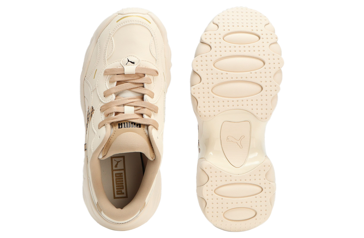 Puma Pulsar Wedge Monogram WMNS Pristine / Prairie Tan