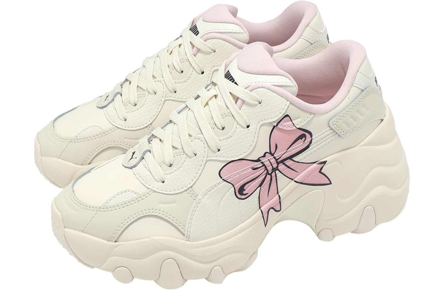 Puma Pulsar Wedge Ribbon WMNS Whisper White / Chalk Pink