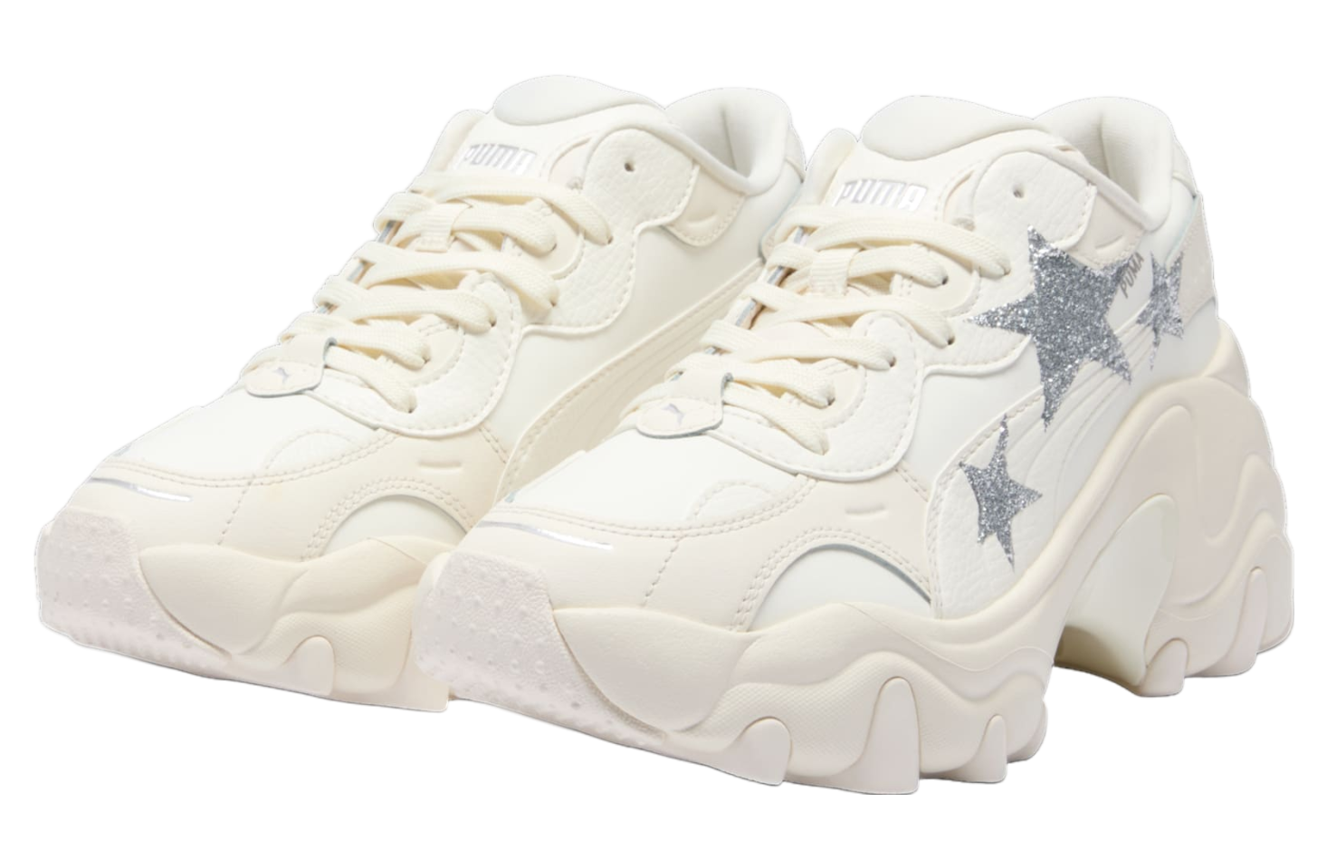 Puma Pulsar Wedge Star WMNS Frosted Ivory / Silver