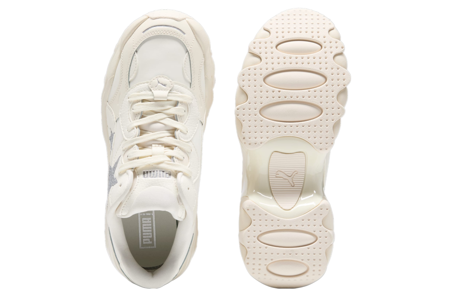 Puma Pulsar Wedge Star WMNS Frosted Ivory / Silver