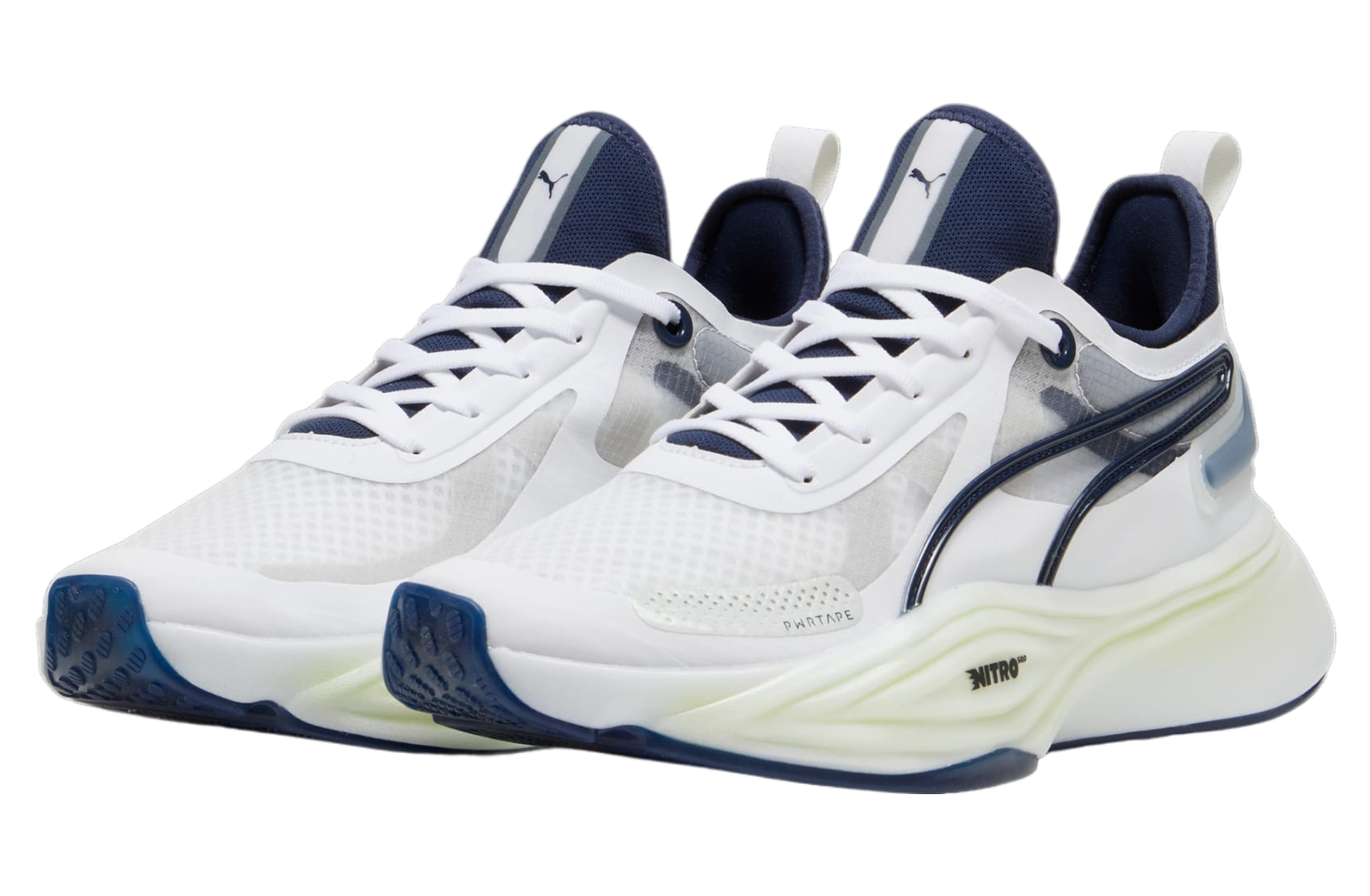 Puma Pwr Nitro Squared White / Club Navy