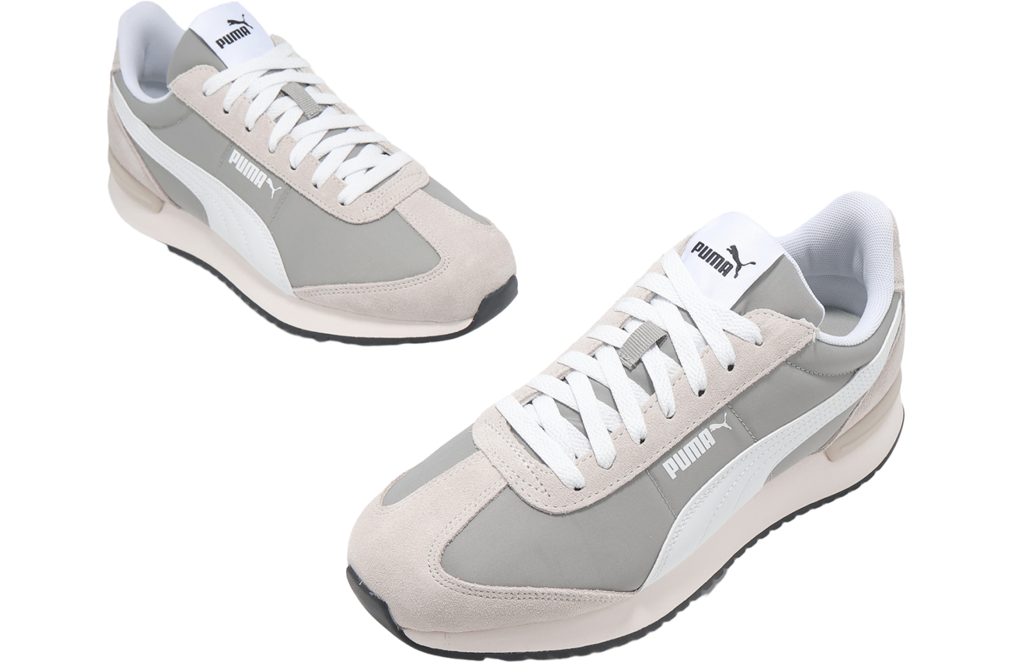 Puma R78 Nylon Retro Smokeygray / White