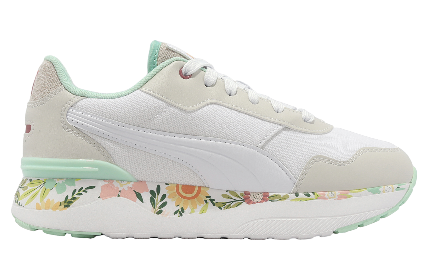 Puma R78 Voyage Wild Garden WMNS Vapor Gray / White