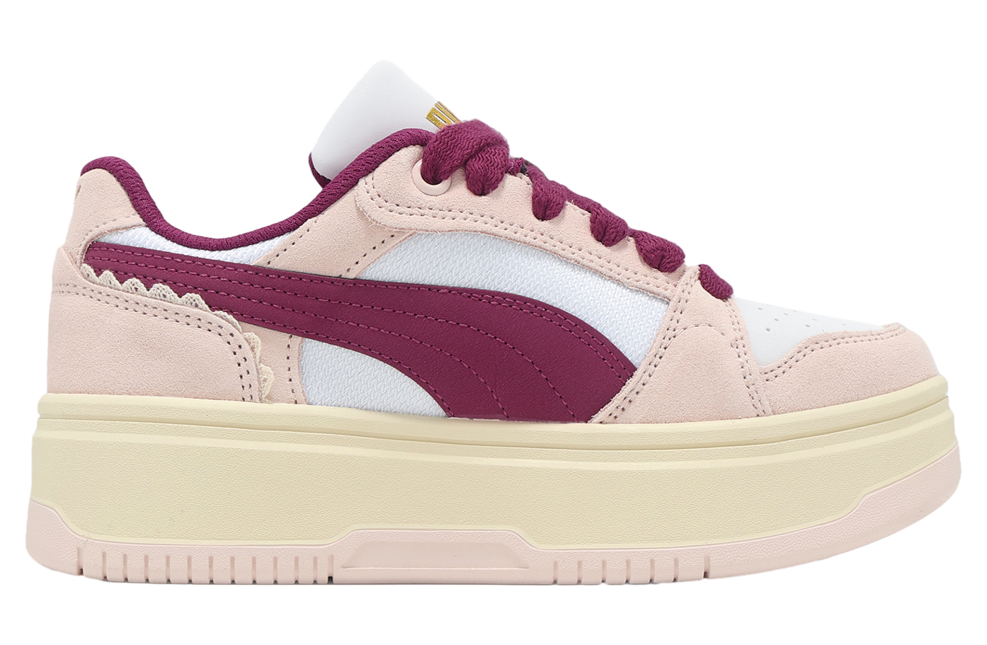Puma Rebound Femme Low Memoires WMNS White / Pink