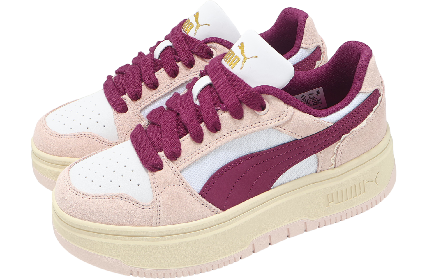 Puma Rebound Femme Low Memoires WMNS White / Pink