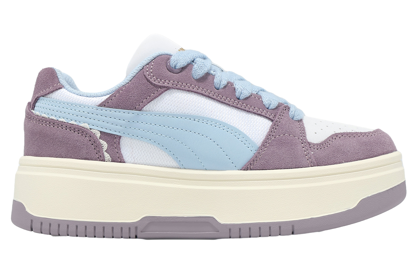 Puma Rebound Femme Low Memoires WMNS White / Purple