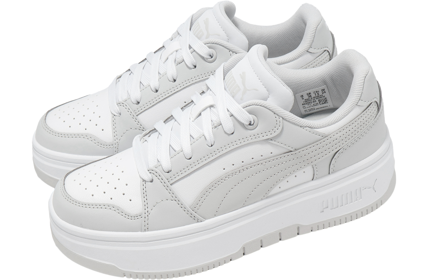 Puma Rebound Femme Low WMNS White / Grey