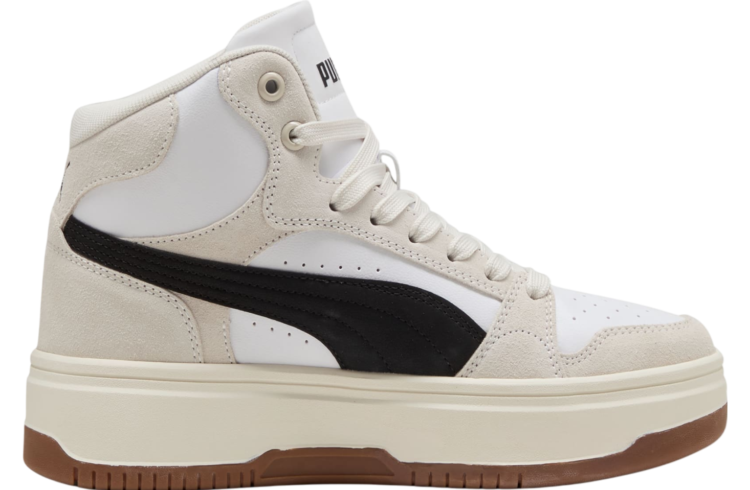 Puma Rebound Femme Mid Suede Wmns White / Black