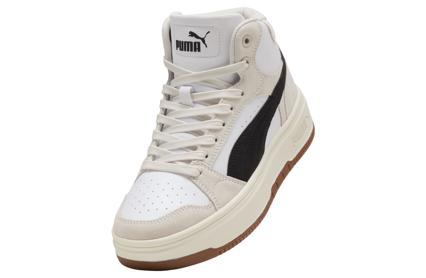 Puma Rebound Femme Mid Suede Wmns White / Black