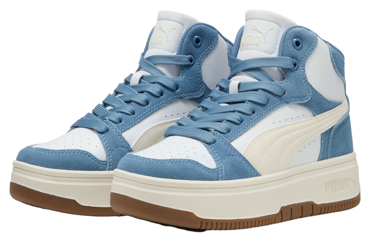 Puma Rebound Femme Mid Suede WMNS White / Frosted Ivory