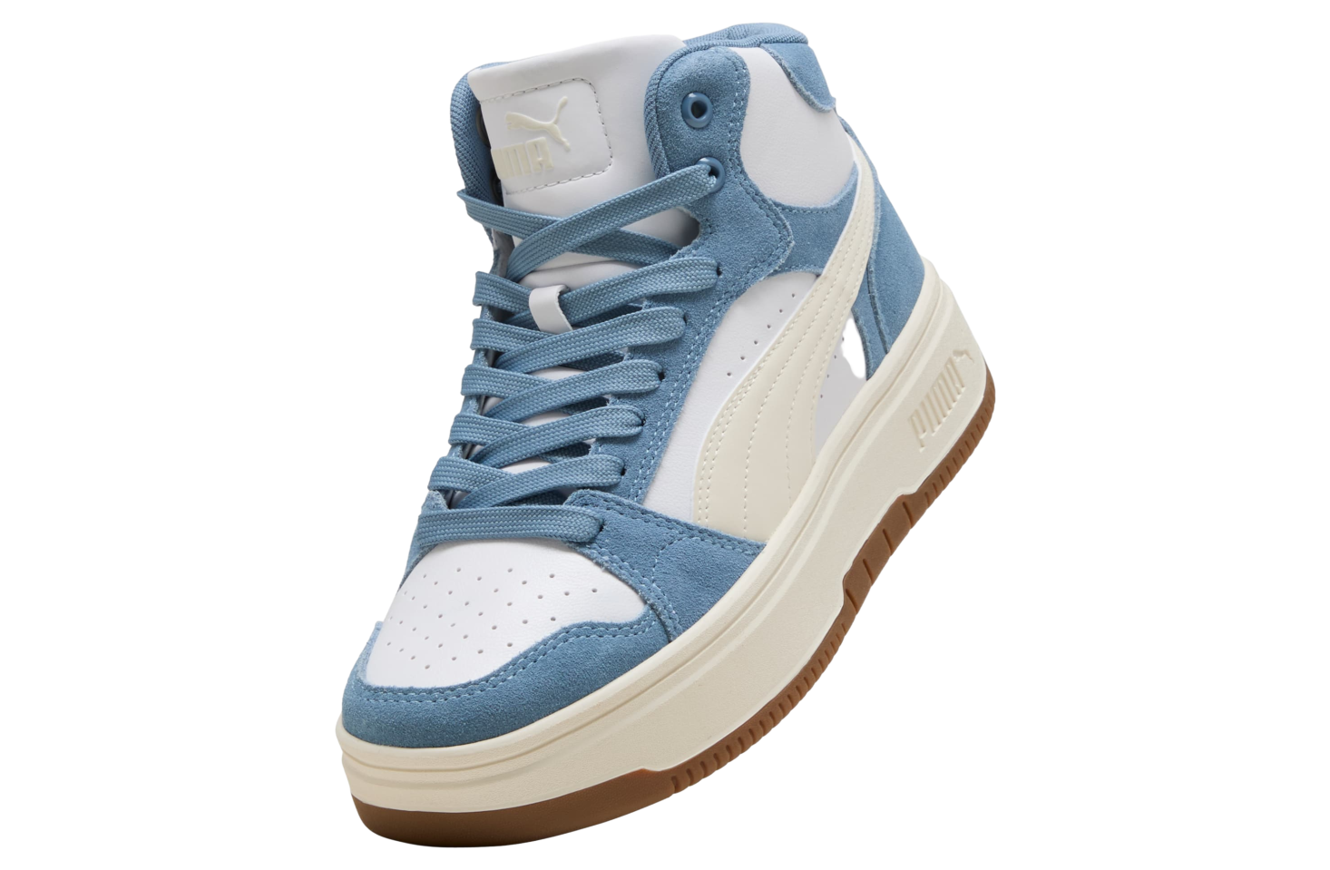 Puma Rebound Femme Mid Suede WMNS White / Frosted Ivory