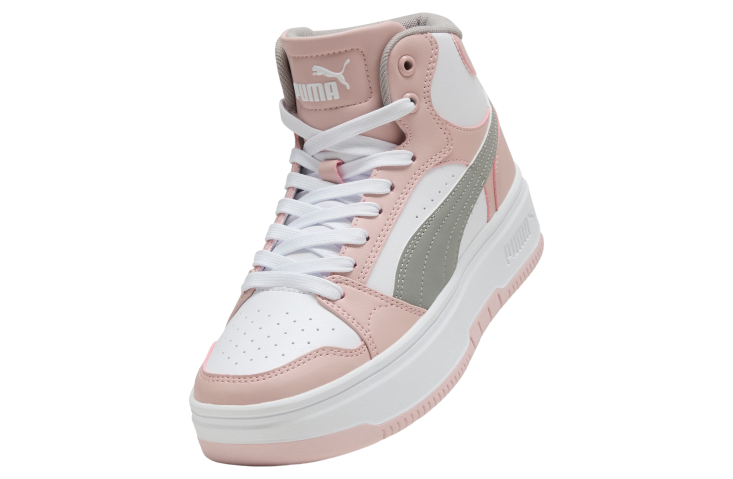 Puma Rebound Femme Mid WMNS White / Gray Echo