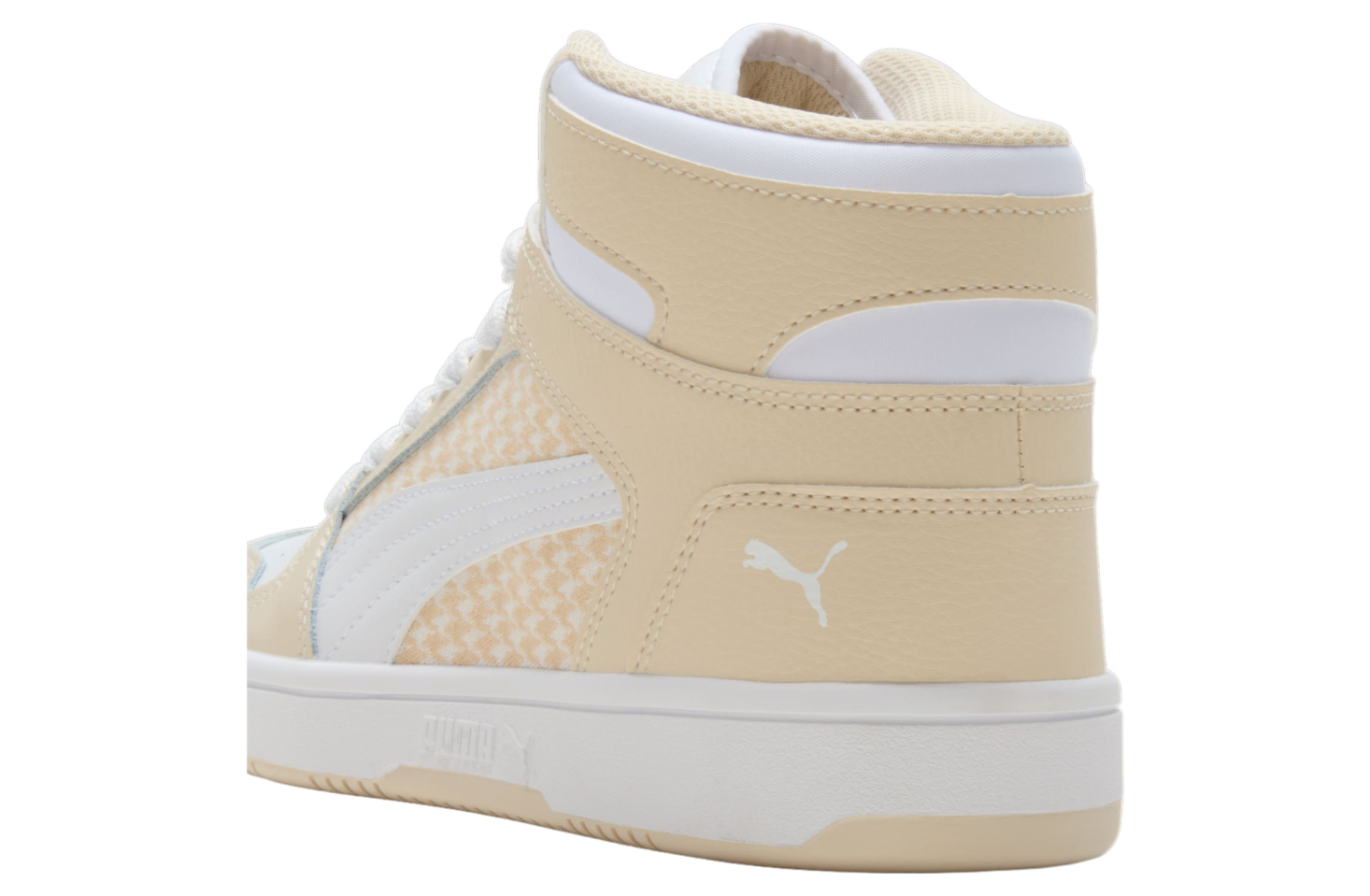 Puma Rebound Layup Houndstooth Wmns Desert Dust / White