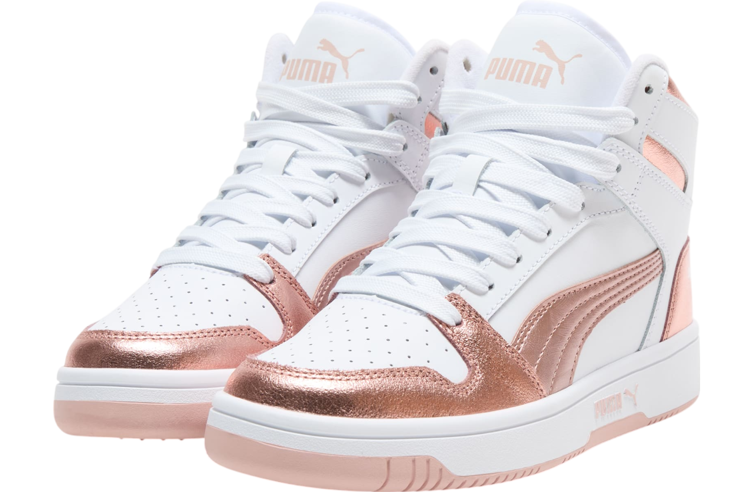Puma Rebound Layup Metallic Wmns White / Rose Gold