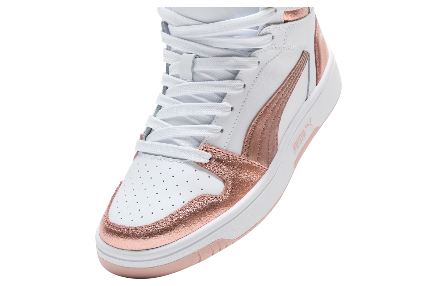 Puma Rebound Layup Metallic Wmns White / Rose Gold