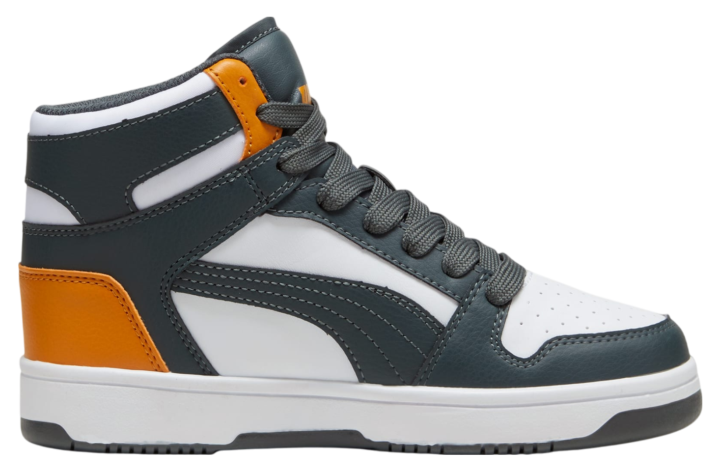 Puma Rebound Layup Mid GS Mineral Gray / White