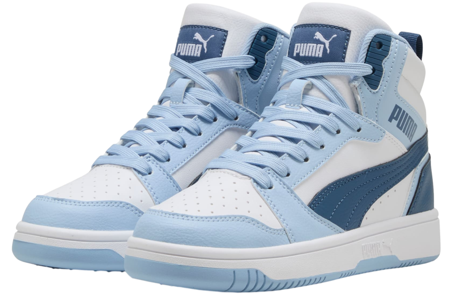 Puma Rebound V6 GS White / Dark Indigo