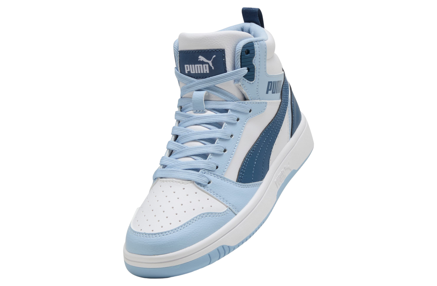 Puma Rebound V6 GS White / Dark Indigo