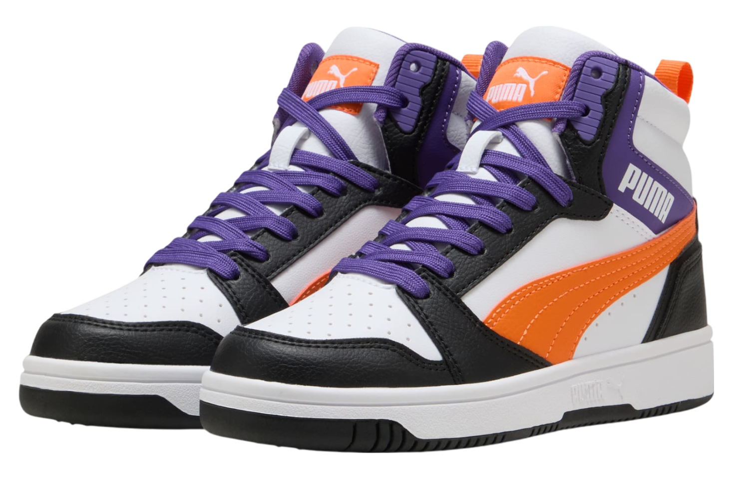 Puma Rebound V6 GS White / Orange Glo