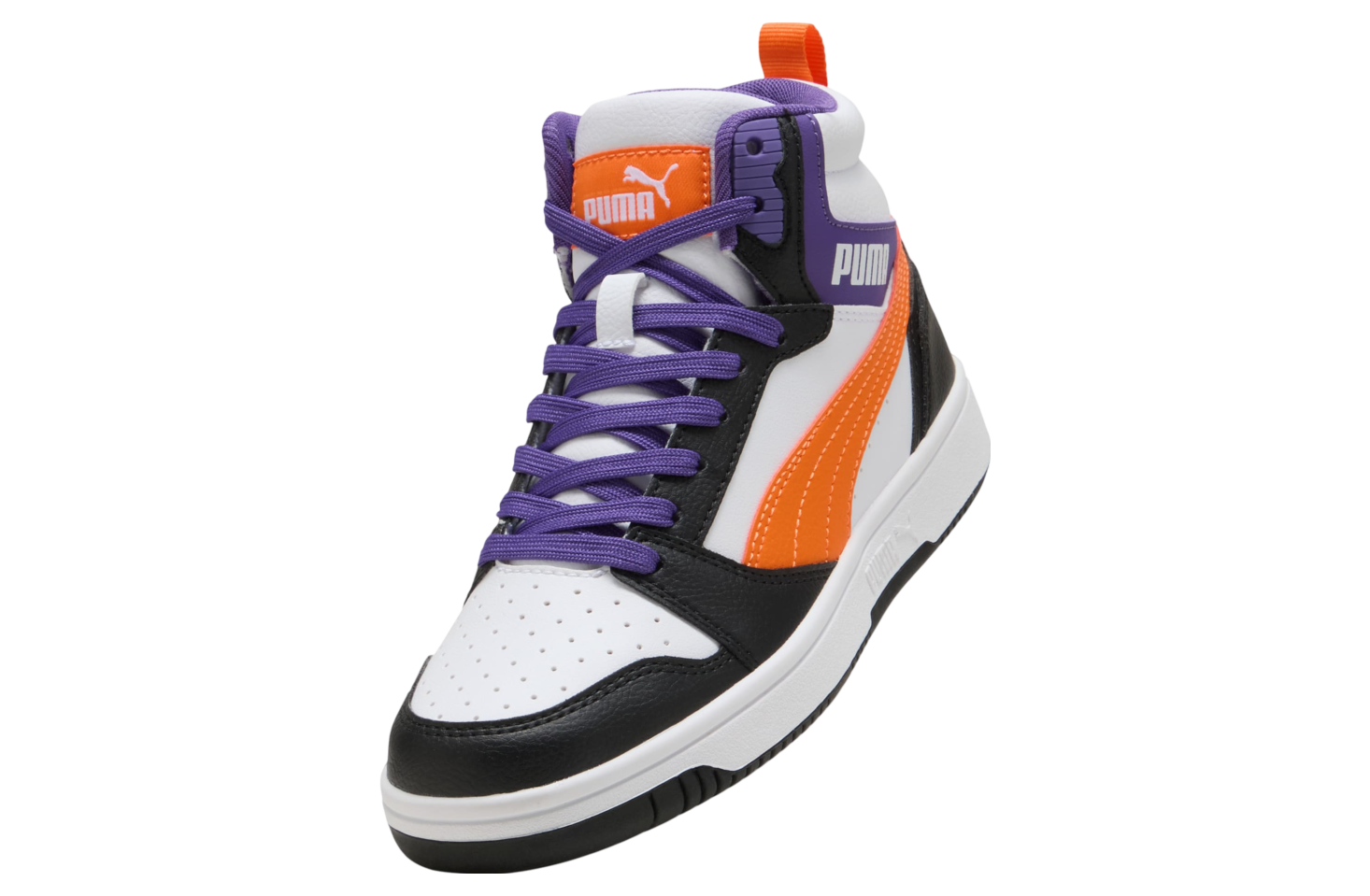 Puma Rebound V6 GS White / Orange Glo