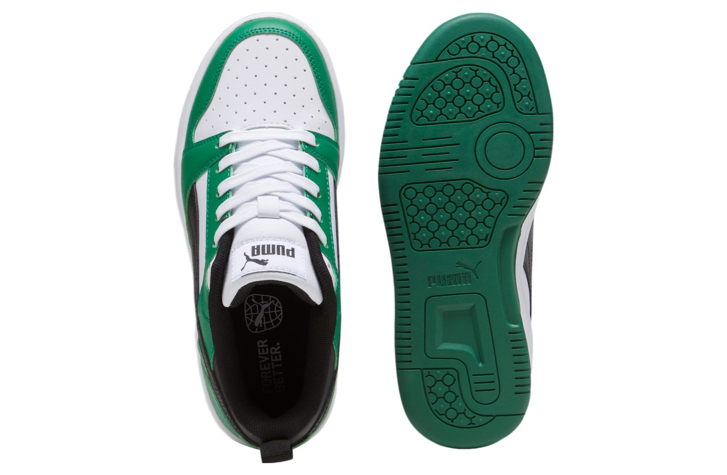 Puma Rebound V6 Lo GS White / Archive Green