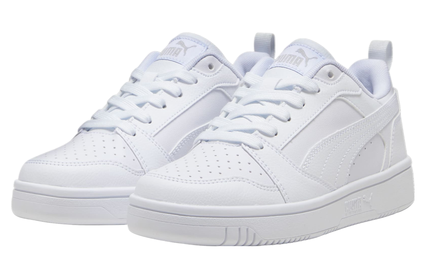 Puma Rebound V6 Lo GS White / Cool Light Gray