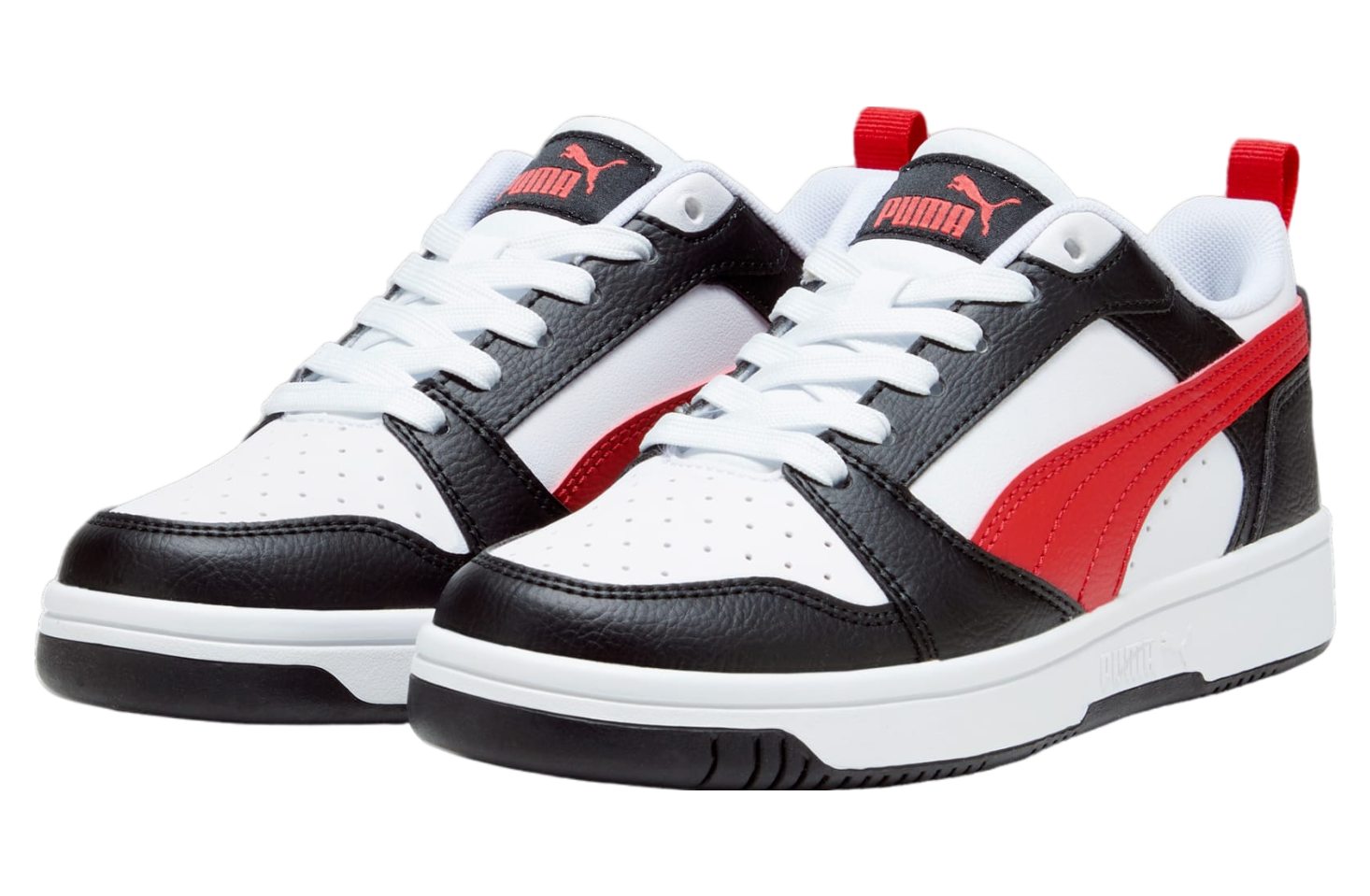 Puma Rebound V6 Lo GS White / For All Time Red