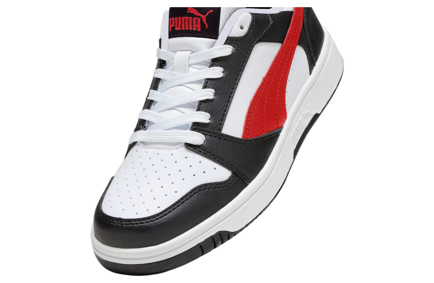 Puma Rebound V6 Lo GS White / For All Time Red