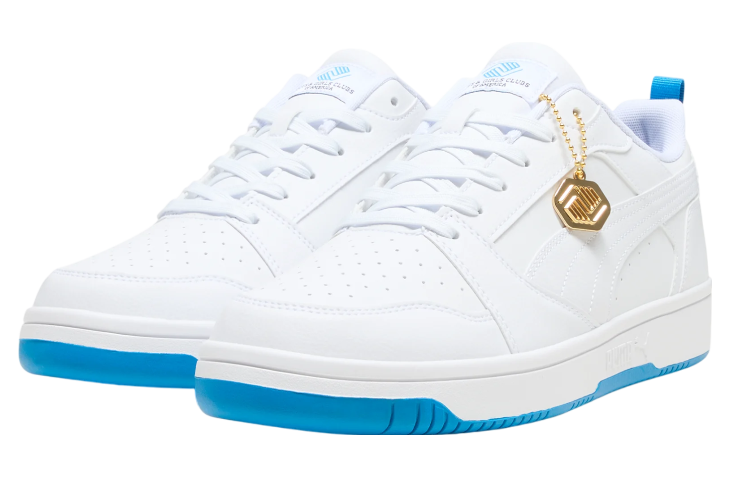 Puma Rebound V6 Low Boys And Girls Club White / Cloisonne