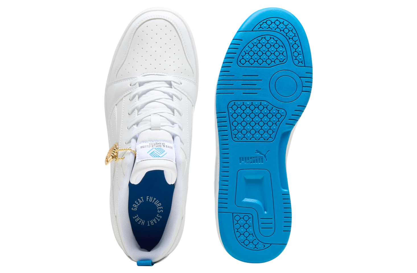 Puma Rebound V6 Low Boys And Girls Club White / Cloisonne