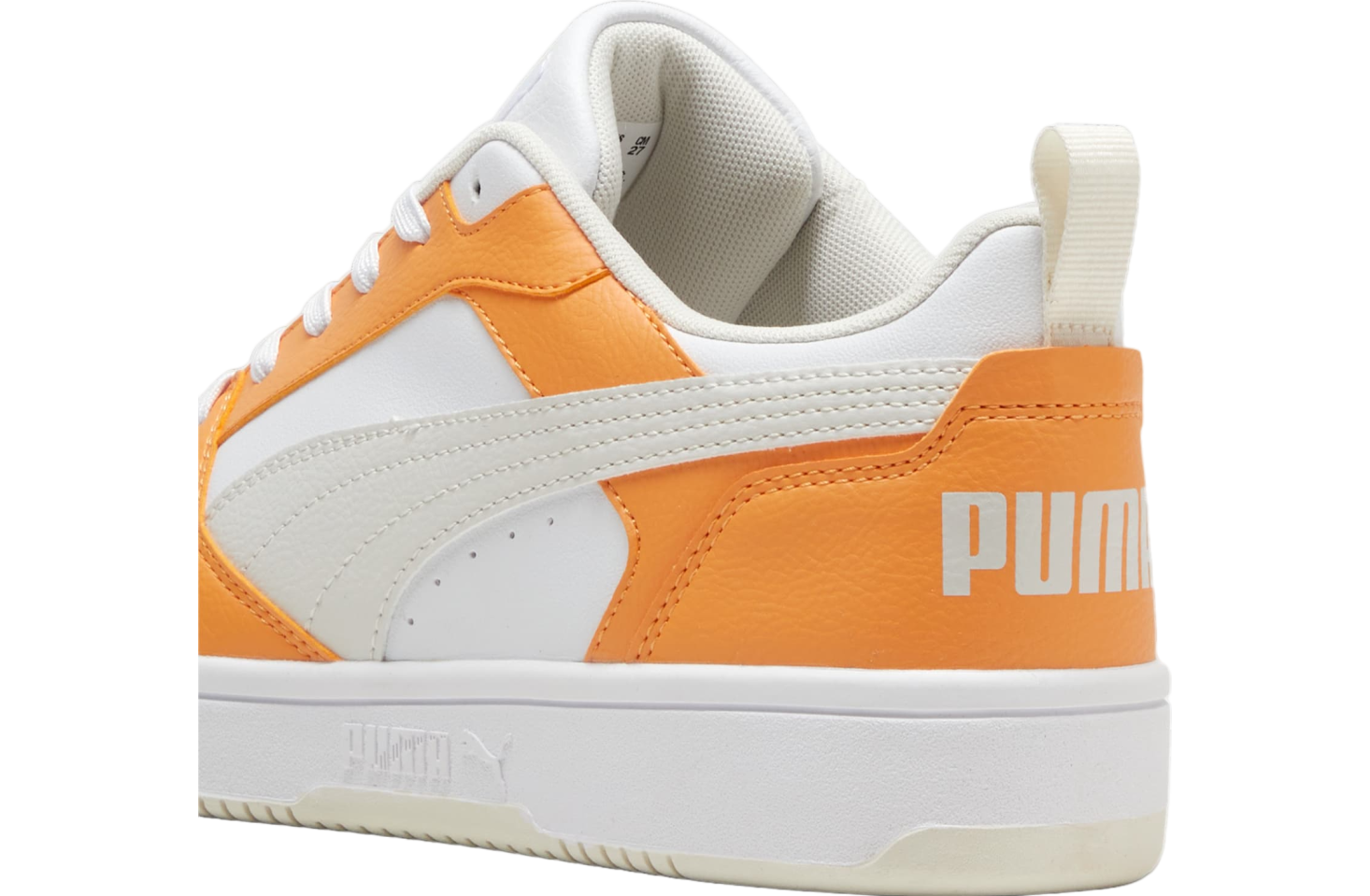 Puma Rebound V6 Low Clementine / White