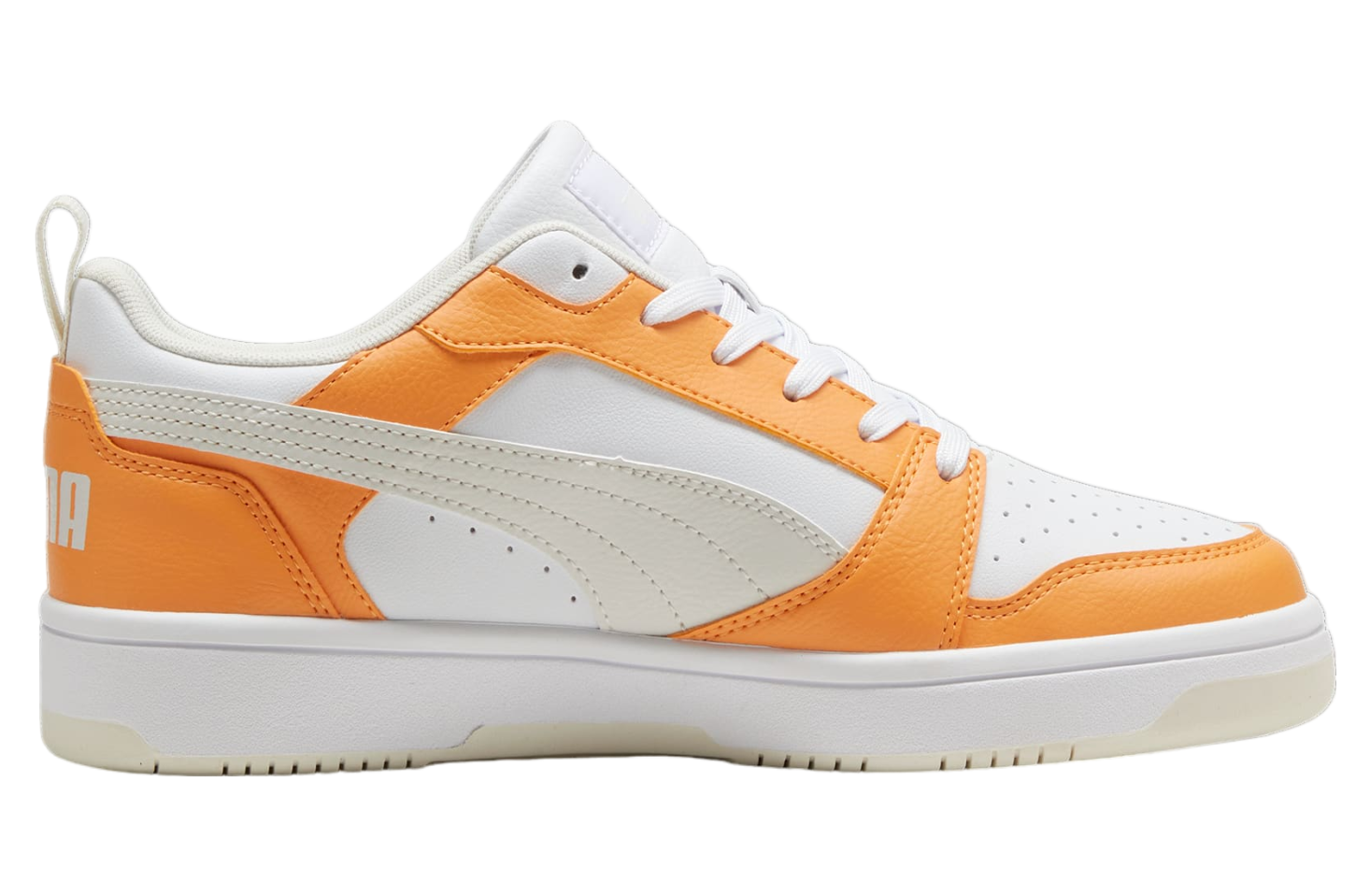 Puma Rebound V6 Low Clementine / White