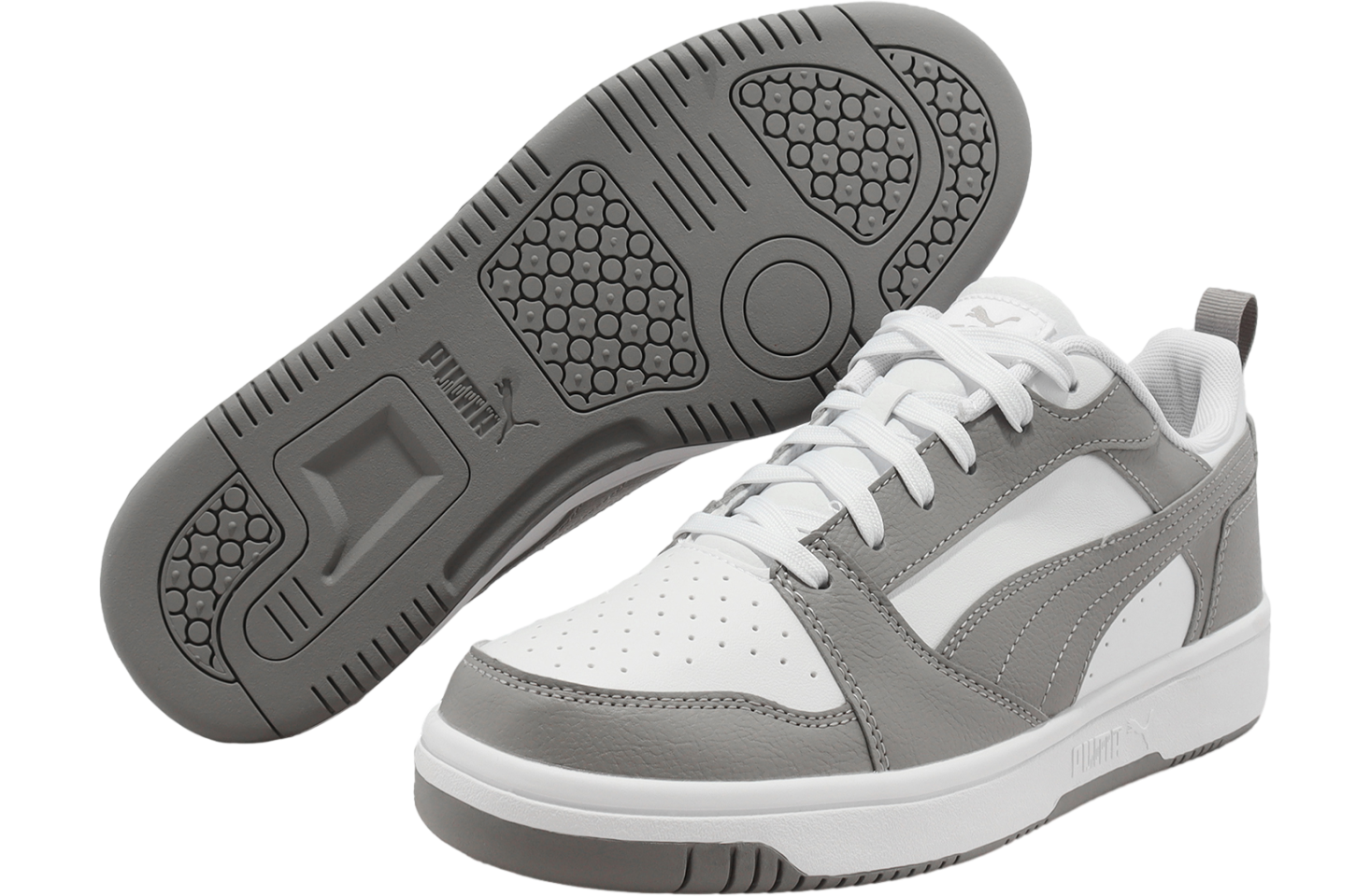 Puma Rebound V6 Low White / Concrete Gray