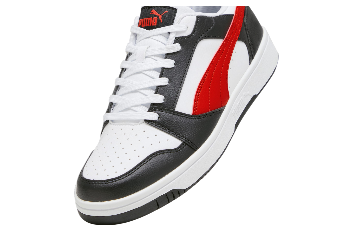 Puma Rebound V6 Low White / For All Time Red