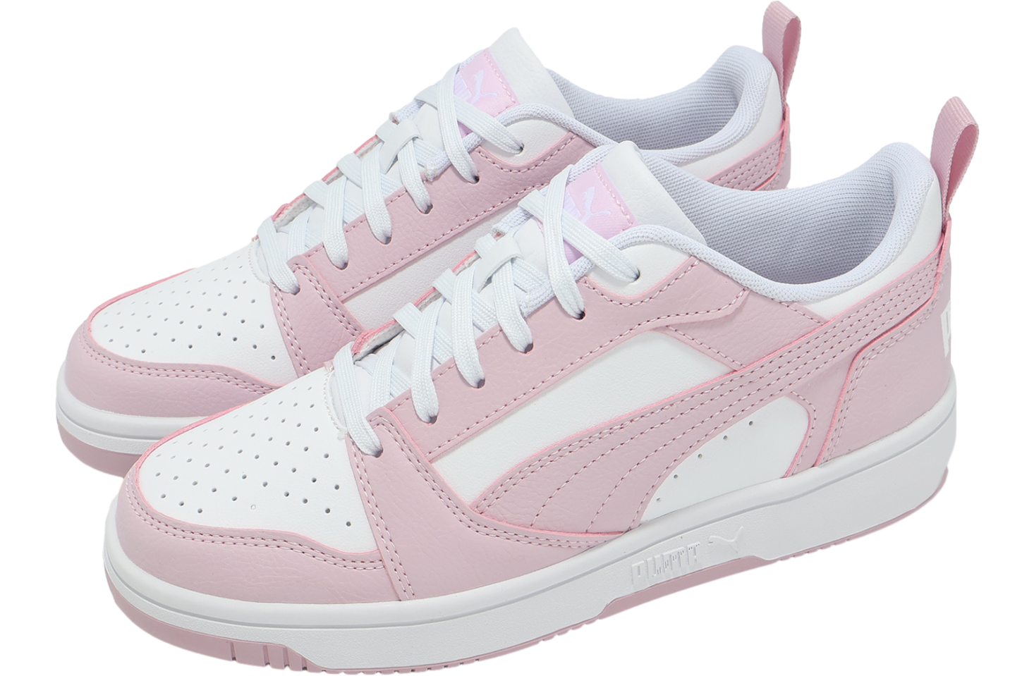 Puma Rebound V6 Low White / Pink