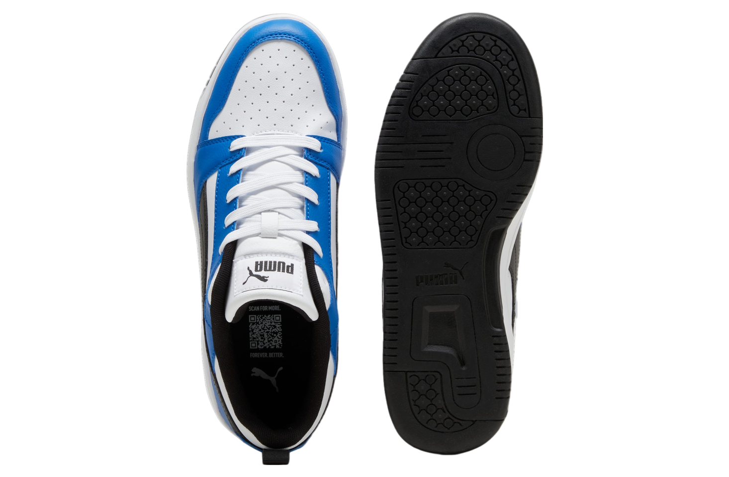 Puma Rebound V6 Low White / Team Royal