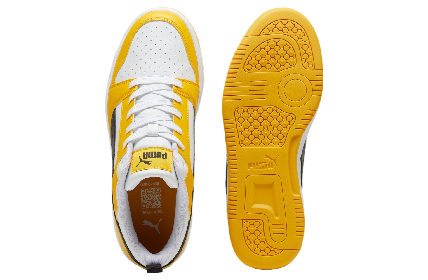 Puma Rebound V6 Low Yellow Sizzle / Black