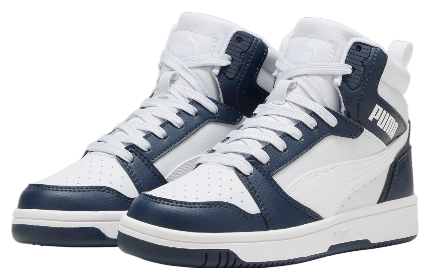 Puma Rebound V6 Mid GS Club Navy / White