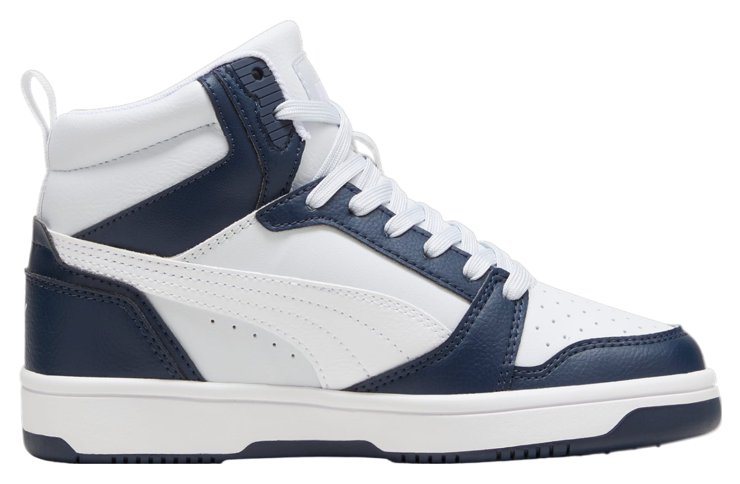 Puma Rebound V6 Mid GS Club Navy / White