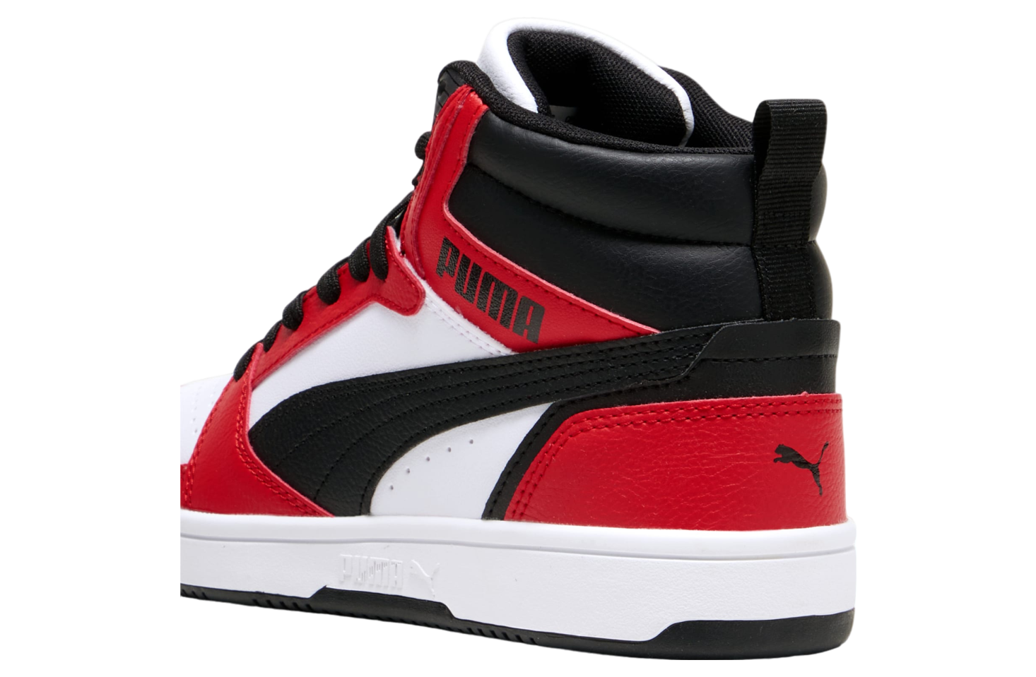 Puma Rebound V6 Mid GS White / Black / Red