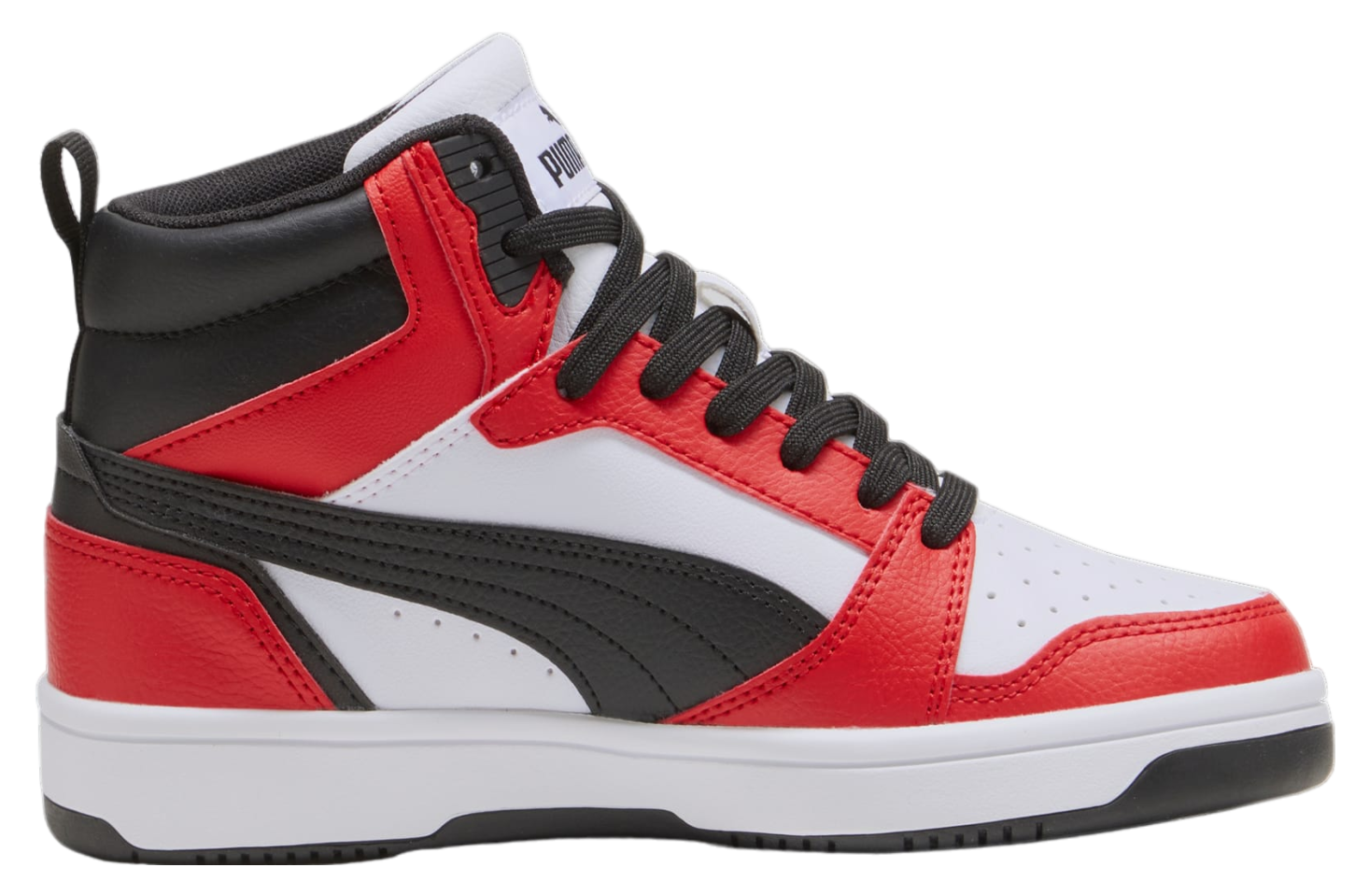 Puma Rebound V6 Mid GS White / Black / Red