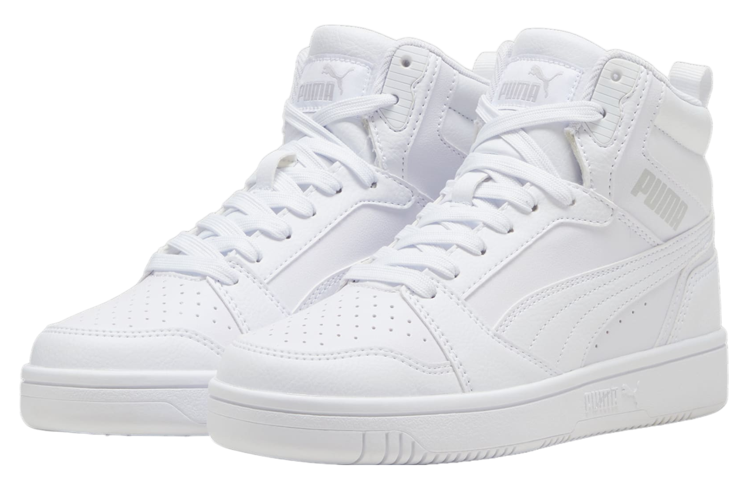 Puma Rebound V6 Mid GS White / Cool Light Gray