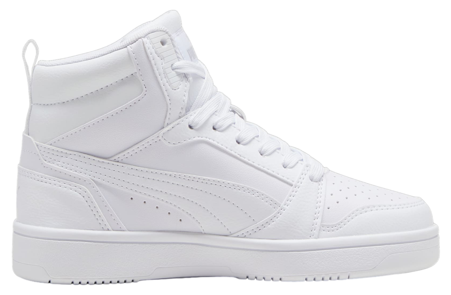 Puma Rebound V6 Mid GS White / Cool Light Gray