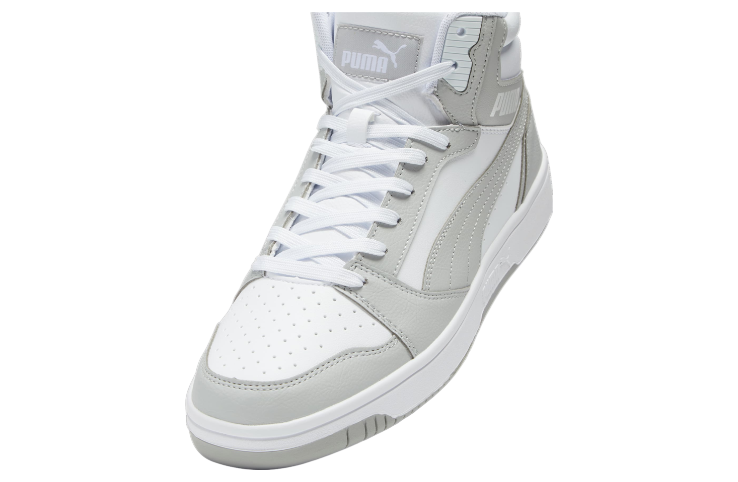 Puma Rebound V6 Wide White / Ash Gray