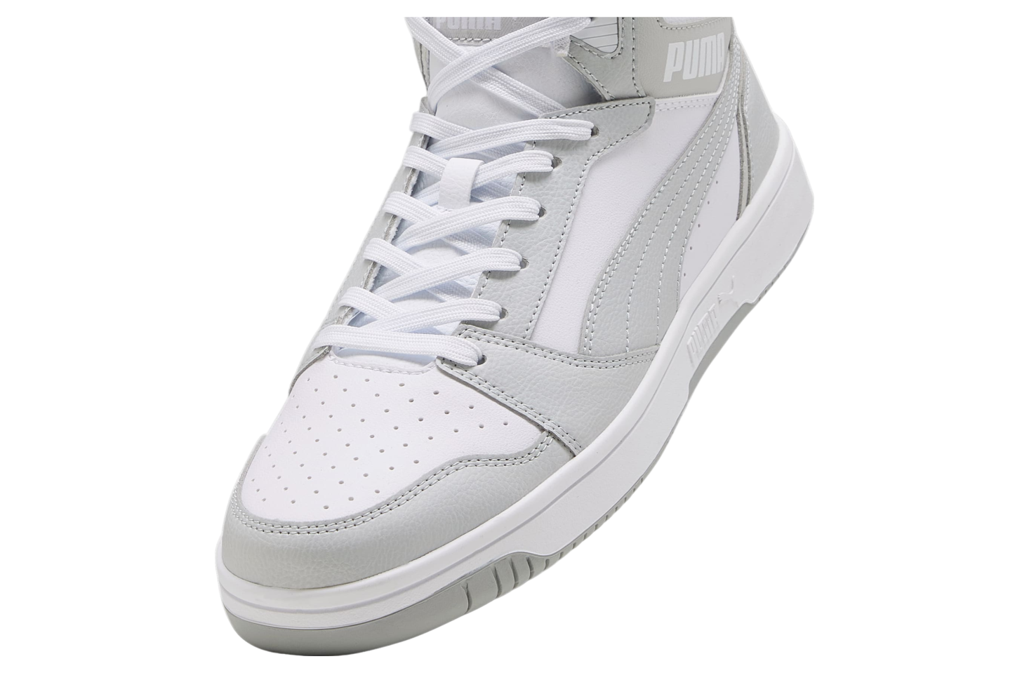 Puma Rebound White / Ash Gray